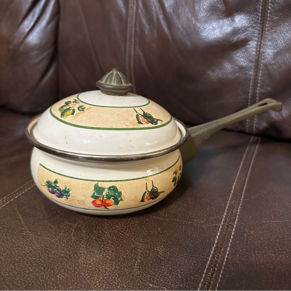 Vintage Sienna Harvest 1 Quart Pot With Lid Tools‎ of the Trade Basics